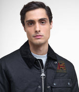 BARBOUR INTERNATIONAL STEVE McQUEEN WORKERS WAX JACKET SCHWARZ - Shoelosophy