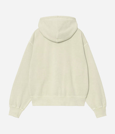 CARHARTT WIP WOMENS HOODED NELSON JACKET I033830 STONE GARMENT DYED - Shoelosophy