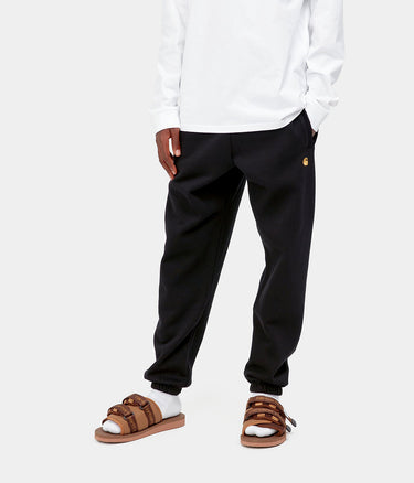 CARHARTT WIP CHASE SWEAT PANT I033667 BLACK - Shoelosophy