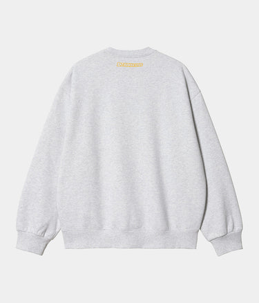CARHARTT WIP DEAD KEBAB KNOCK KNOCK SWEAT-SHIRT I032453 CENDRE HEATHER