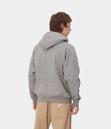 Carhartt WIP SWEAT-SHIRT À CAPUCHE YUTE I033937 MISTY GREY - Shoelosophy