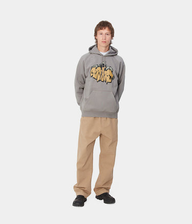 Carhartt WIP SWEAT-SHIRT À CAPUCHE YUTE I033937 MISTY GREY - Shoelosophy
