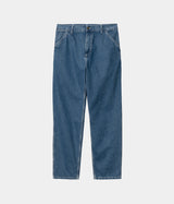 CARHARTT WIP SIMPLE PANT I022947 BLUE STONE WASHED - Shoelosophy