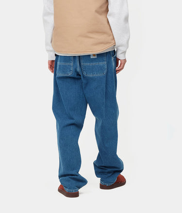 CARHARTT WIP SIMPLE PANT I022947 BLUE STONE WASHED - Shoelosophy