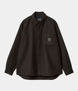 CARHARTT WIP TRUMAN SHIRT I033829 CHOCOLATE BLACK - Shoelosophy