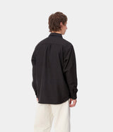 CARHARTT WIP TRUMAN SHIRT I033829 CHOCOLATE BLACK - Shoelosophy