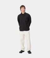 CARHARTT WIP TRUMAN SHIRT I033829 CHOCOLATE BLACK - Shoelosophy