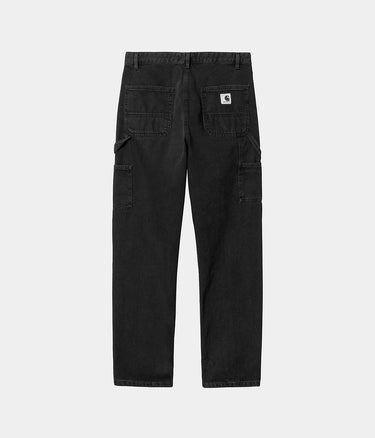 CARHARTT WIP ウィメンズ ピアス パンツ I025268 ブラック ストーン ウォッシュ デニム ジーンズ ウーマン ワーク - Shoelosophy