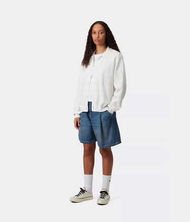 CARHARTT WIP WOMENS ALTA SHORT I033345 DARK USED WASHED - Shoelosophy
