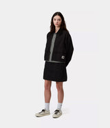 CARHARTT WIP 여성 프레스콧 재킷 I036512 블랙 가먼트 다이 염색 - 신발염증