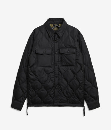 TAION UNISEX MILITARY SHIRT JACKET BLACK