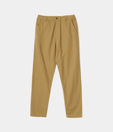 UNIVERSAL WORKS MILITARY CHINO BRUSHED MOLESKIN 35131 SAND