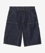 CARHARTT WIP OG DOUBLE KNEE SHORT I036590 BLUE RINSED - Shoelosophy