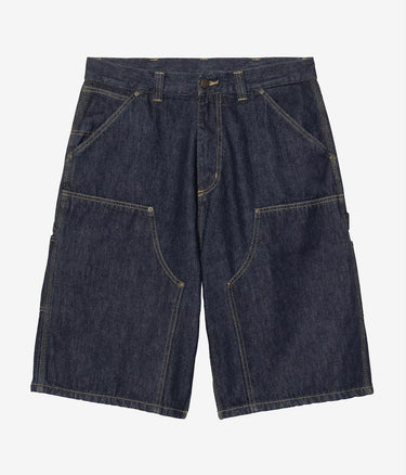 CARHARTT WIP OG DOUBLE KNEE SHORT I036590 BLUE RINSED - Shoelosophy