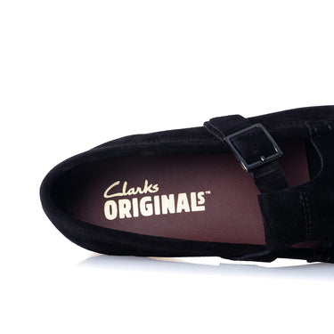 CLARKS ORIGINALS 여성 WALLABEE T 바 블랙 - Shoelosophy