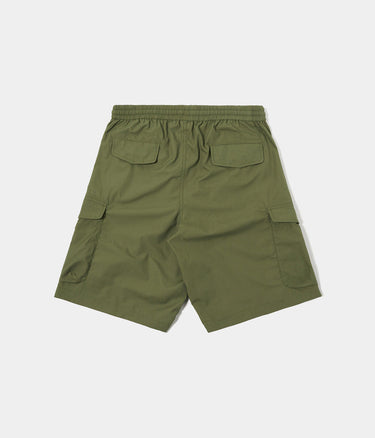 UNIVERSAL WORKS PARACHUTE SHORT 34148 RECYCLED POLY TECH OLIVE - Shoelosophy