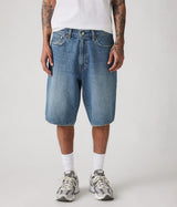 LEVI'S 478 BAGGY SHORTS 001JM-0000 BLUE STONE WASHED JORTS UOMO - Shoelosophy