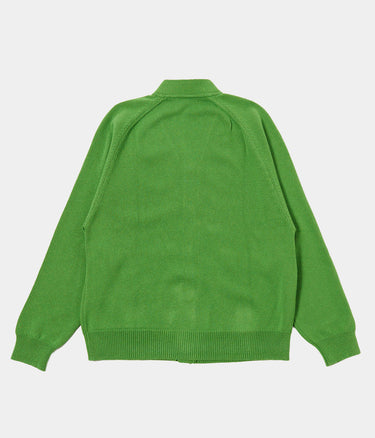 UNIVERSAL WORKS POCKET DAVID CARDIGAN 34451 GRÜN - Shoelosophy