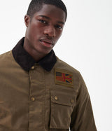 BARBOUR INTERNATIONAL STEVE McQUEEN WORKERS WAX JACKET SAND - Shoelosophy