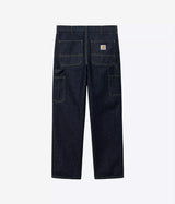 CARHARTT WIP SINGLE KNEE PANT I032024 BLUE RINSED - Shoelosophy