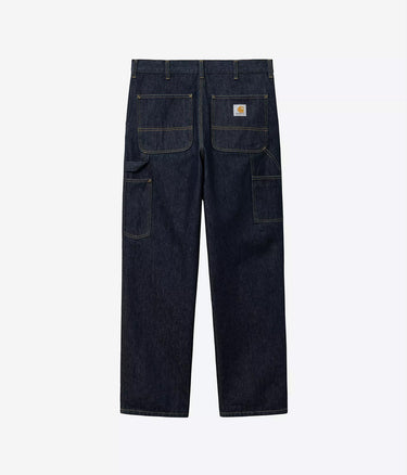 CARHARTT WIP SINGLE KNEE PANT I032024 BLUE RINSED - Shoelosophy