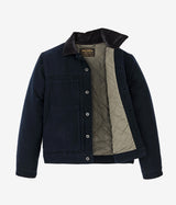 FILSON INSULATED WOOL SHORT CRUISER MACKINAW JACKET FMCPS0140 NAVY - Shoelosophy