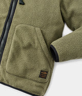 FILSON REVERSIBLE FLEECE FLEECE JACKET RISTOP WR FMCPS0143 DARK OLIVE DRABV - Shoelosophy