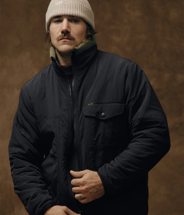 FILSON REVERSIBLE FLEECE FLEECE JACKET RISTOP WR FMCPS0143 DARK OLIVE DRABV - Shoelosophy
