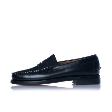 SEBAGO CITYSIDES CLASSIC DAN 7000300 BLACK PENNY LOAFER - Shoelosophy