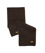 BARBOUR INTERNATIONAL SWEEPER LEGACY ENSEMBLE CADEAU BONNET ET ÉCHARPE MGS0072 SG72 SAGE - Shoelosophy