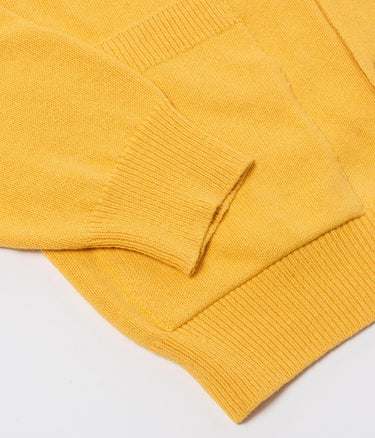 UNIVERSAL WORKS POCKET DAVID CARDIGAN 32451 YELLOW - Shoelosophy