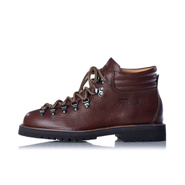 FRACAP M127 BOOTS CORTECCIA BROWN HANDMADE IN ITALY TOSCANO VOLANATO VIBRAM ROCCIA
