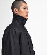 BARBOUR INTERNATIONAL A7 PACEMASTER WAX JACKET MWX2379 BK71 SCHWARZ - Shoelosophy