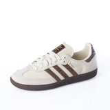 ADIDAS WOMENS SAMBA OG IH3980 CREAM WHITE EARTH STRATA MAROON - Shoelosophy