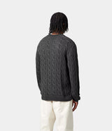 CARHARTT WIP CARTER SWEATER I035179 SCHWARZ STÜCKGEFÄRBT - Shoelosophy