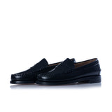 SEBAGO CITYSIDES CLASSIC DAN 7000300 BLACK PENNY LOAFER - Shoelosophy