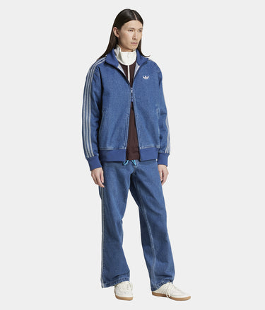 ADIDAS ORIGINALS DENIM FIREBIRT TRACK TOP JC6233 MEDIUM BLUE - Shoelosophy