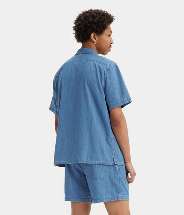 LEVI'S CLASSIC CAMP SHIRT A8457-0007 SUN STARES DENIM