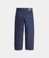 LEVI'S MADE OF JAPAN WIDE PLEAT CROP JEANS A9136-0001 BLUE - Shoelosophy
