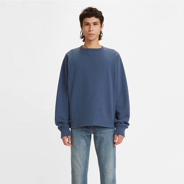 LEVI'S MADE & CRAFTED SWEAT-SHIRT DÉCONTRACTÉ À COL ROND A2137-0001 DENIM FONCÉ