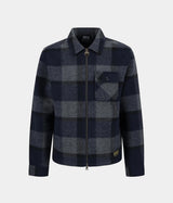 BARBOUR INTERNATIONAL HAILWOOD FLEECE OVERSHIRT MFL0223 NY91 LOWLANDS FLEECE NAVY - Shoelosophy