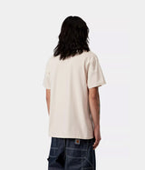 CARHARTT WIP AMERICAN SCRIPT 티셔츠 I029956 내추럴 - Shoelosophy