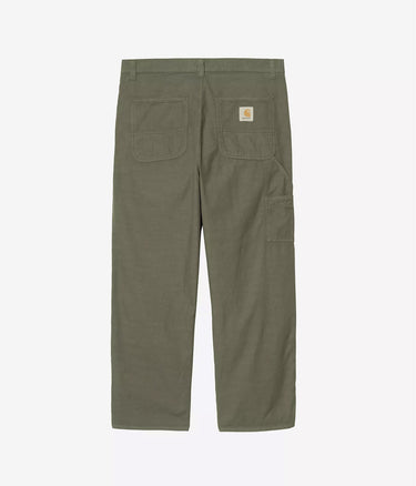 CARHARTT WIP WALTER DOUBLE KNEE PANT I036490 LEAF GARMENT DYED - Shoelosophy