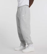 NEW BALANCE FLEECE JOGGER PANT MP41503AG GRAY HEATHER - Shoelosophy