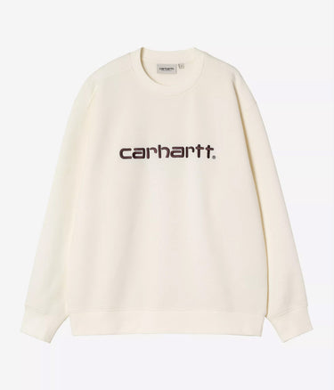 CARHARTT WIP WOMENS CARHARTT SWEATSHIRT I033647 WAX PALISANDER