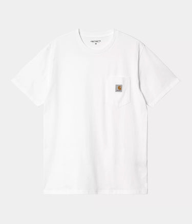 CARHARTT WIP POCKET T-SHIRT I030434 WHITE - Shoelosophy
