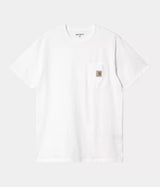 CARHARTT WIP POCKET T-SHIRT I030434 WHITE - Shoelosophy