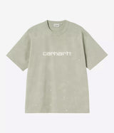 CARHARTT WIP PAINTER T-SHIRT I036853 SHADY GREEN DESTROY WASH SPLATTER - Shoelosophy