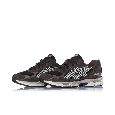 ASICS GEL NYC 1203A663-200 BLACK COFFEE FEATHER GREY - Shoelosophy