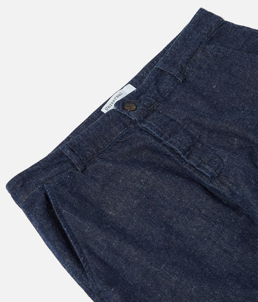 UNIVERSAL WORKS CHINO MILITAIRE 33651 FUTURE DENIM INDIGO - Shoelosophy